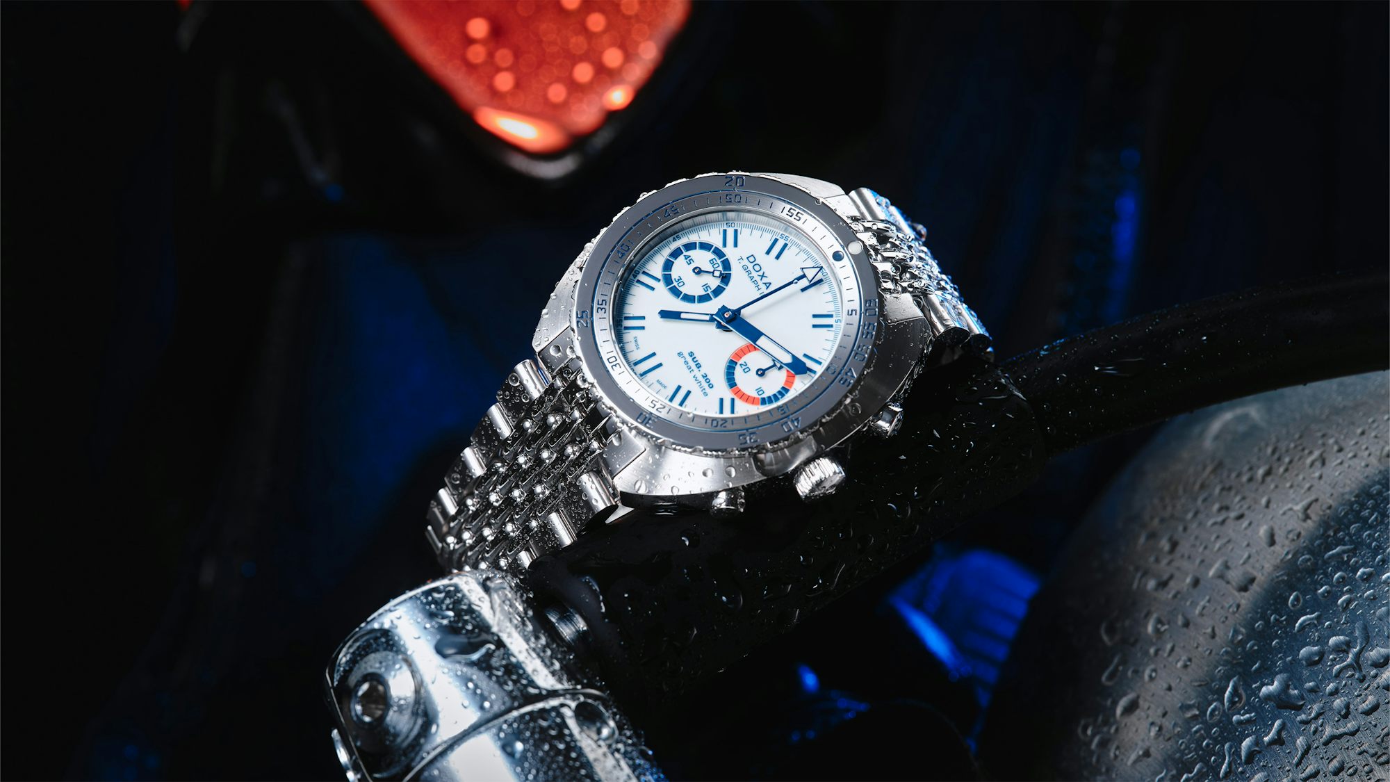 Introducing: The Doxa SUB 200 T.Graph II “Great White” Topper Edition [Live Pics]