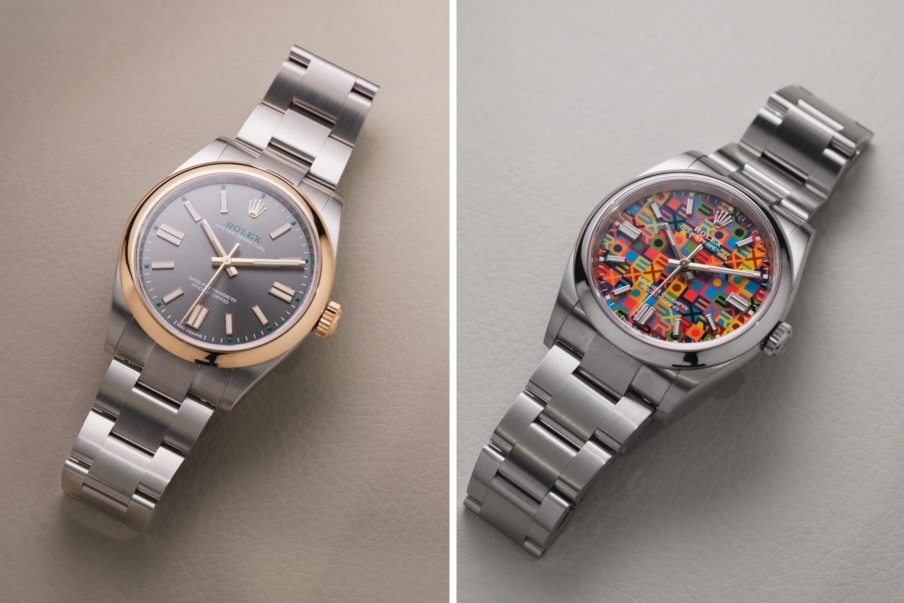 Sunday Morning Showdown: Rolex Oyster Perpetual Yellow Rolesor Vs. Oyster Perpetual “Jubilee”