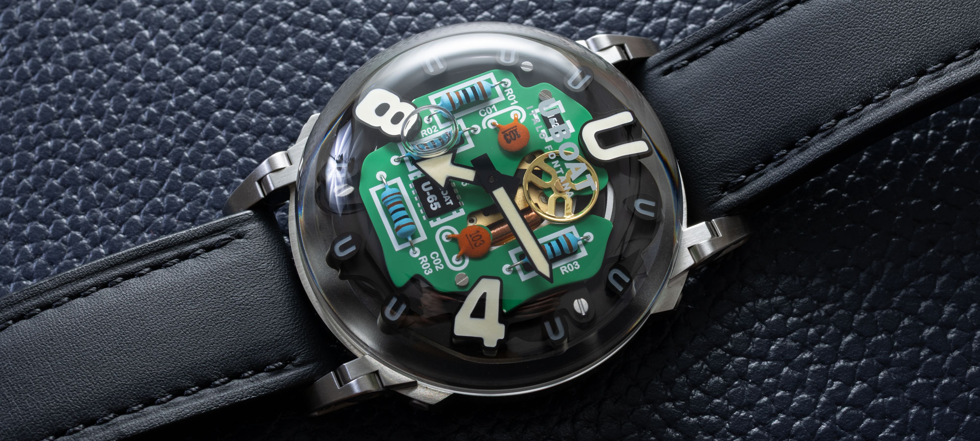 The Oil-Filled Circuit Board Tool Art Watch: U-Boat U-65 TEK Review
