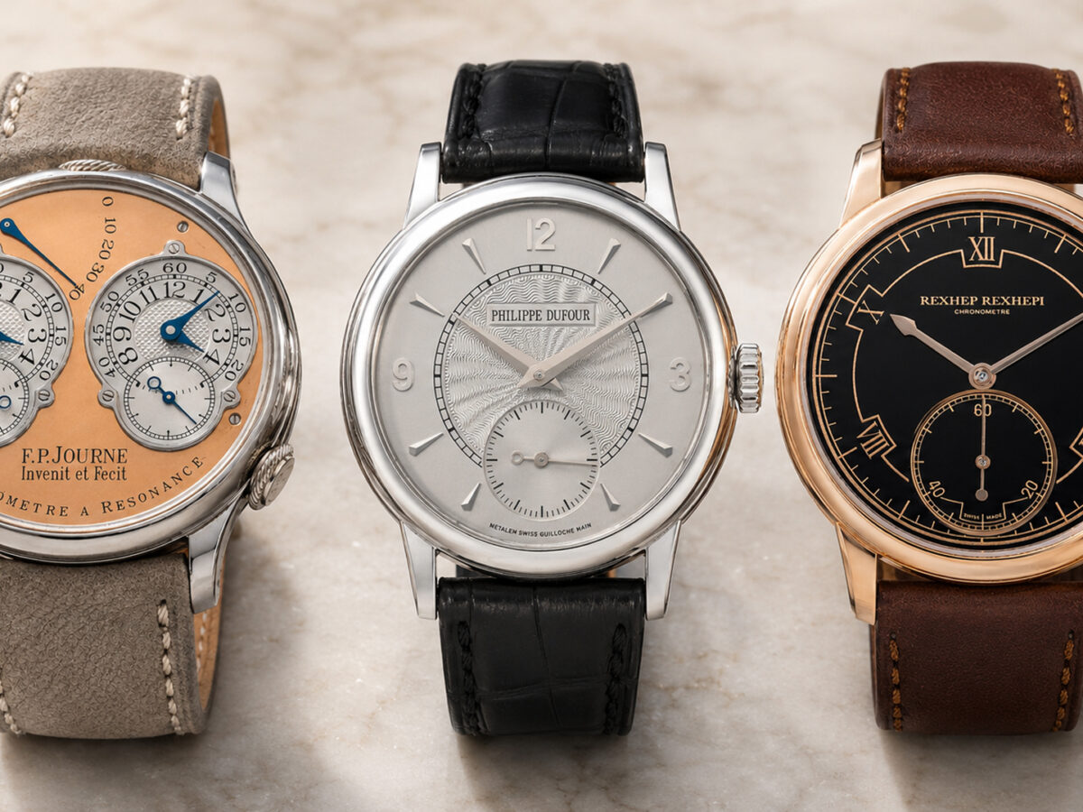 Independent watchmakers earn a “Genius Lock” premium