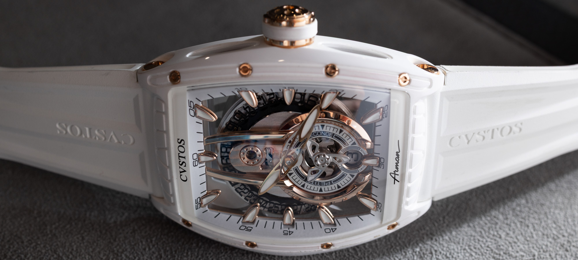 CVSTOS Challenge Sealiner Arman Tsarukyan Edition White Ceramic Watch Hands-On