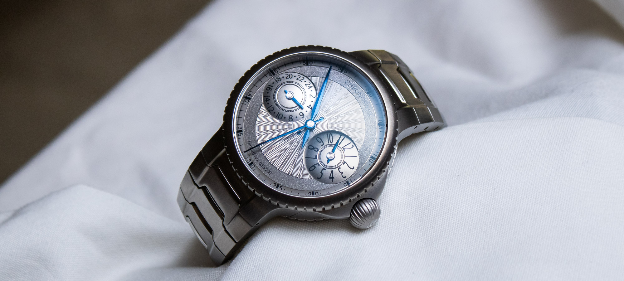 Hands-On: Chronoswiss PULSE GMT Silver Guilloché  Offers A Fresh Take On The Travel Watch