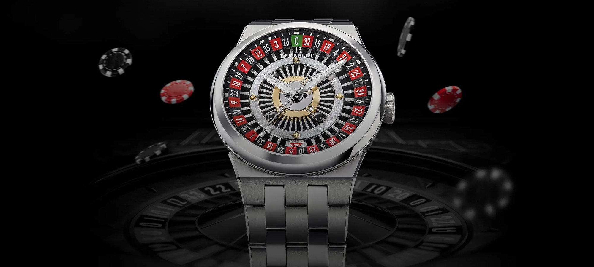 The Perrelet Turbine Casino Roulette Brings Casino-Themed Fun To Swiss Watchmaking