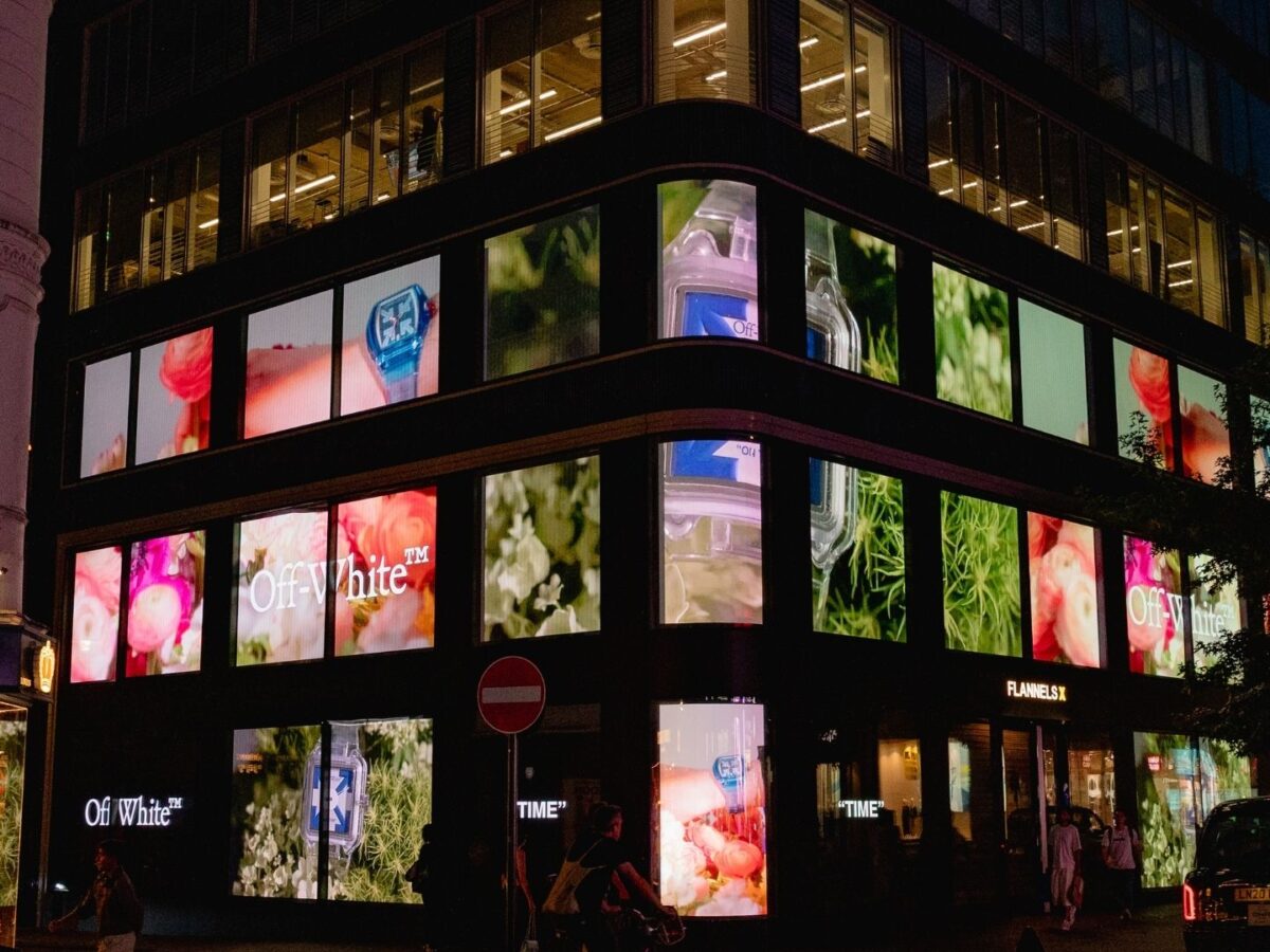 Off-White expands TIME watch launch with Flannels store takeovers