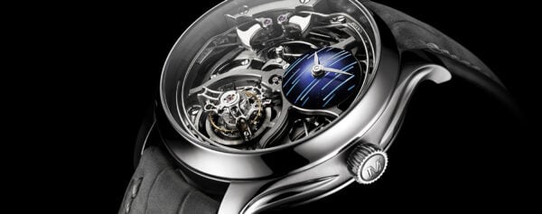 Introducing – The H. Moser & Cie. Endeavour Minute Repeater Cylindrical Tourbillon Skeleton Cosmic Rain
