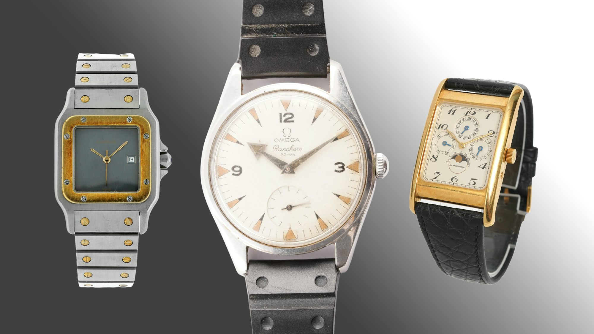 Bring a Loupe: An Omega Ranchero, A Cartier Santos Ghost, An Audemars Piguet Perpetual Calendar, And A ZRC Grands Fonds