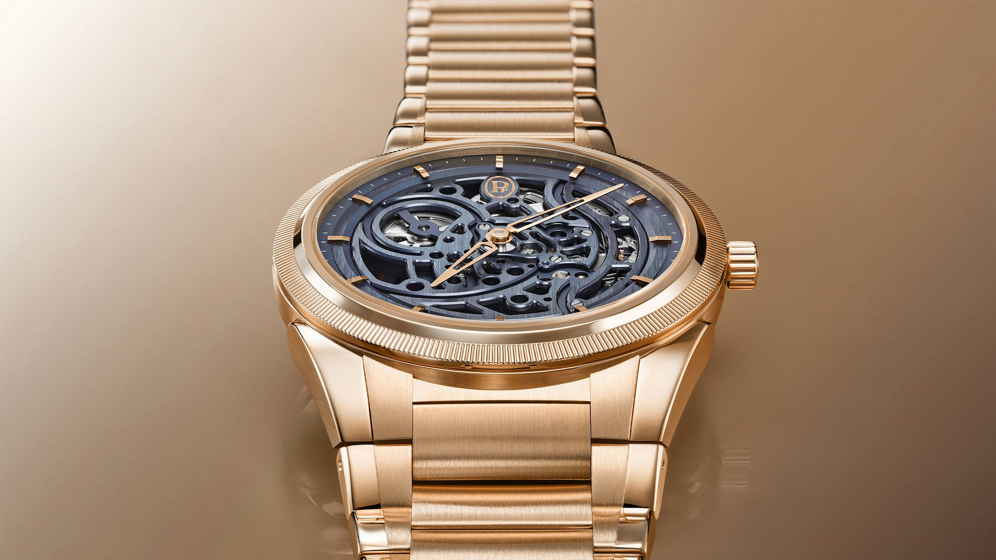 Introducing: Parmigiani Fleurier Tonda PF Skeleton 'Milano Blue' in Rose Gold