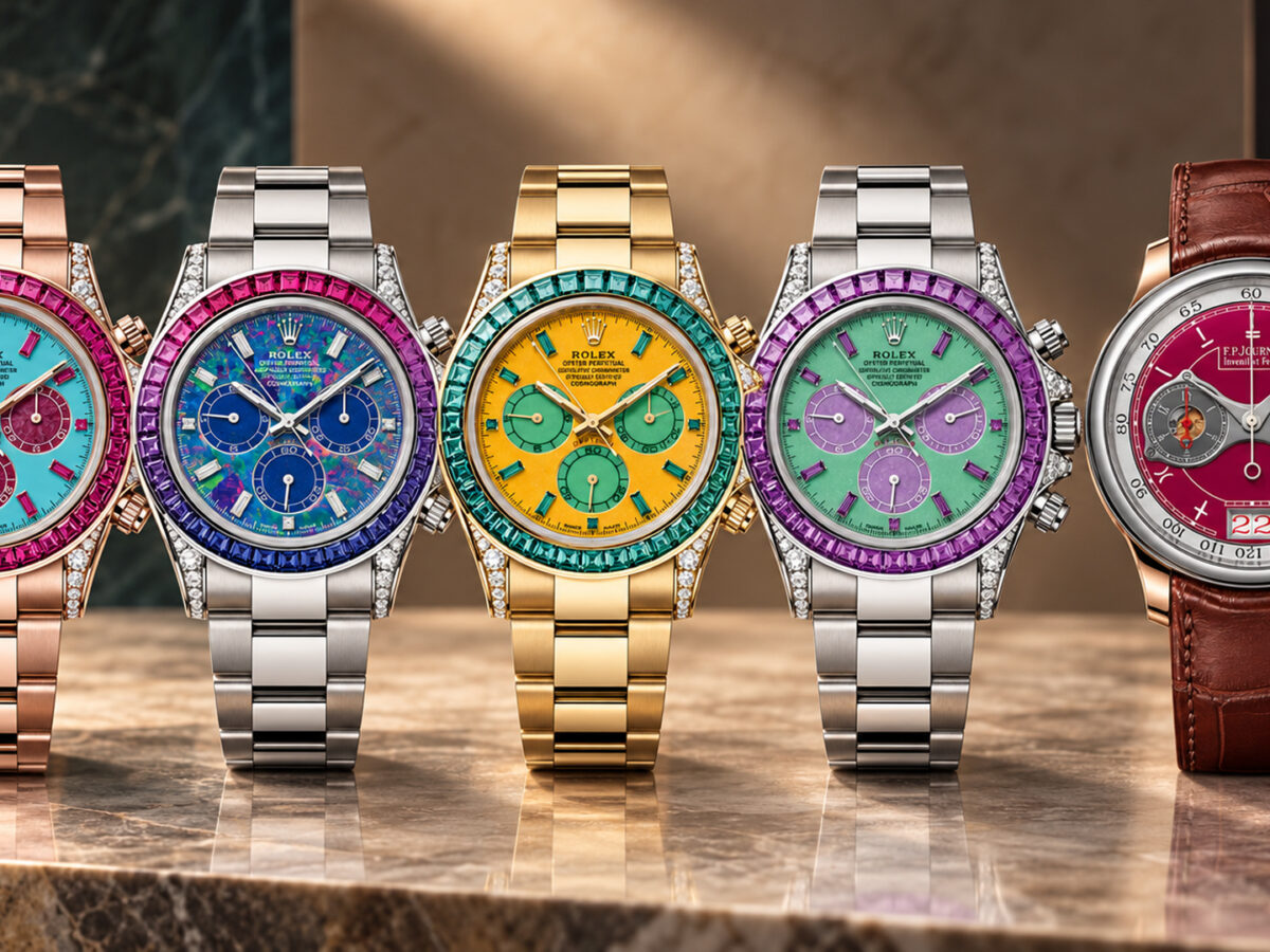 F.P. Journe and Rolex create unique chronographs for charity auctions