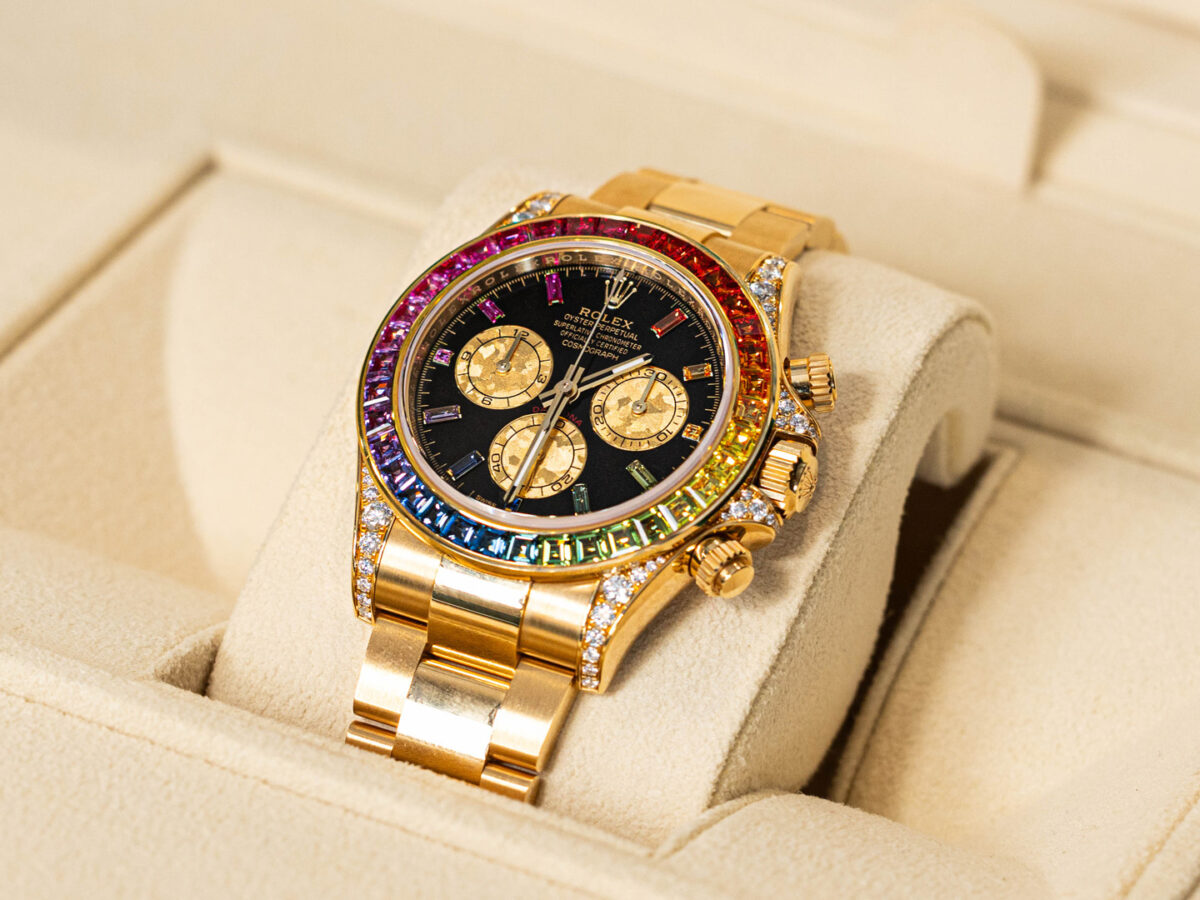 Tech founder puts $500,000 3rd generation Rolex Rainbow Daytona up for auction