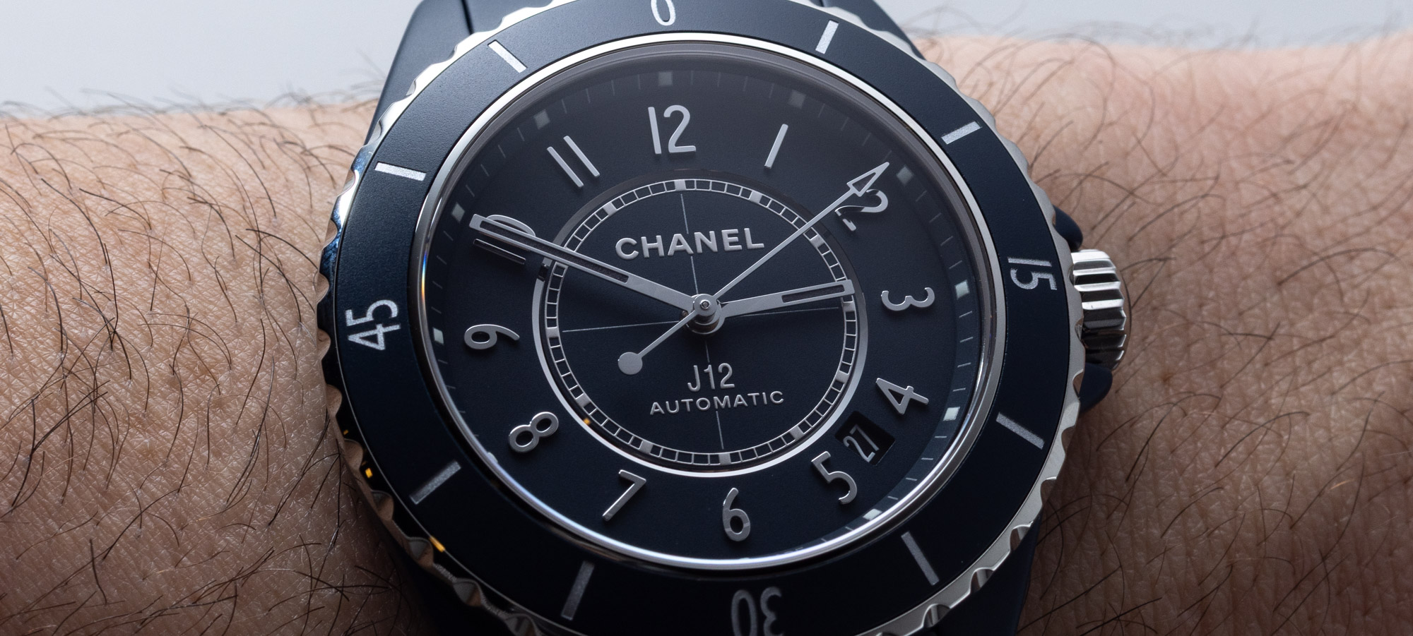 Chanel’s Entirely Blue Ceramic J12 Caliber 12.1 38mm Watch Hands-On