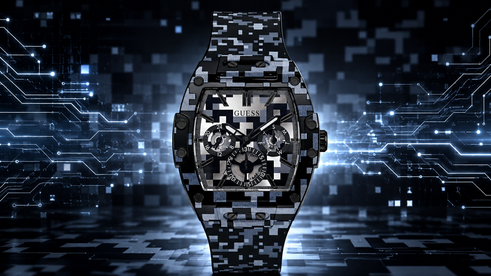 Guess uses AI to design its latest fashion watch