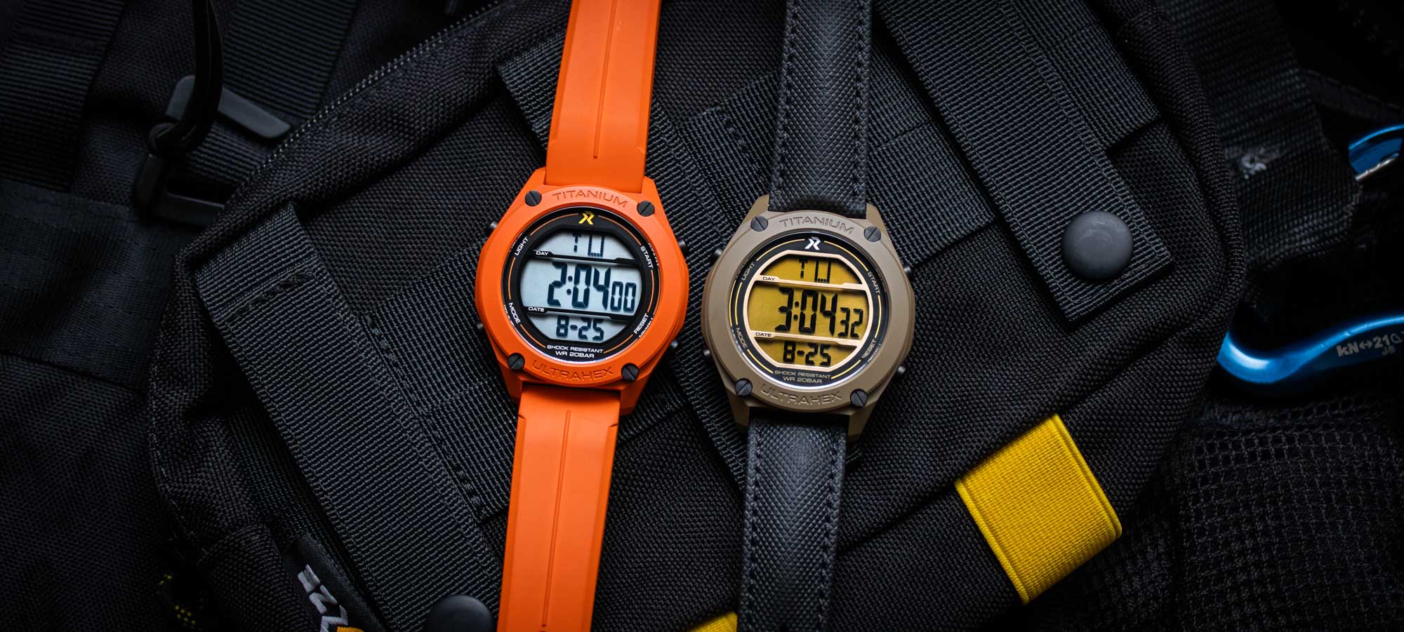 Hands-On Debut: RZE UTD-8000 Orange And Tan Cerakote Watches Pair Color With Titanium Cases