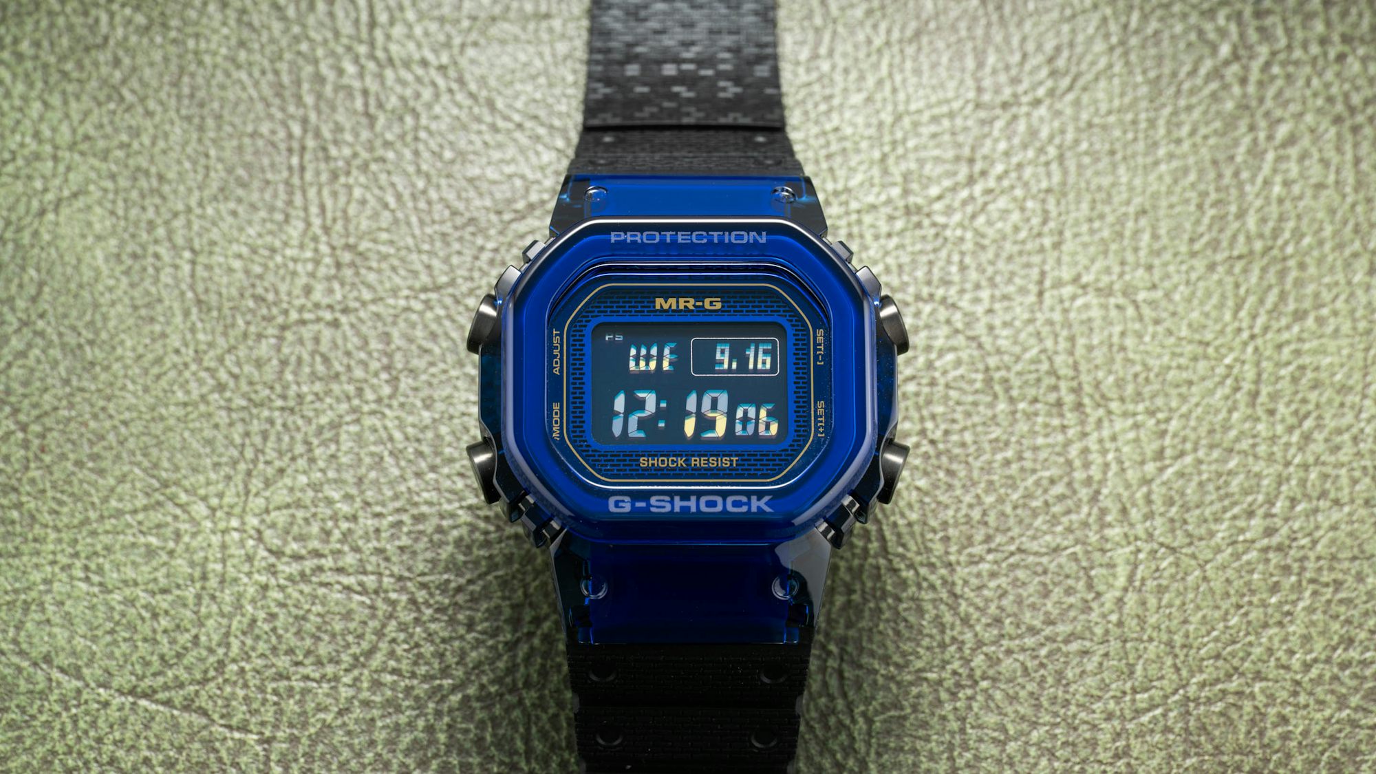 Hands-On: G-SHOCK Reveals The MRG-D5000 “Blue Rose Project” In Sapphire