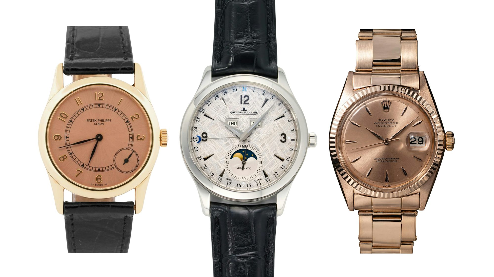 Bring a Loupe: A Patek Phillipe 5000R, A Seiko 7018-8000, Jaeger-LeCoultre Master Calendar Moonphase Meteorite, And Much More
