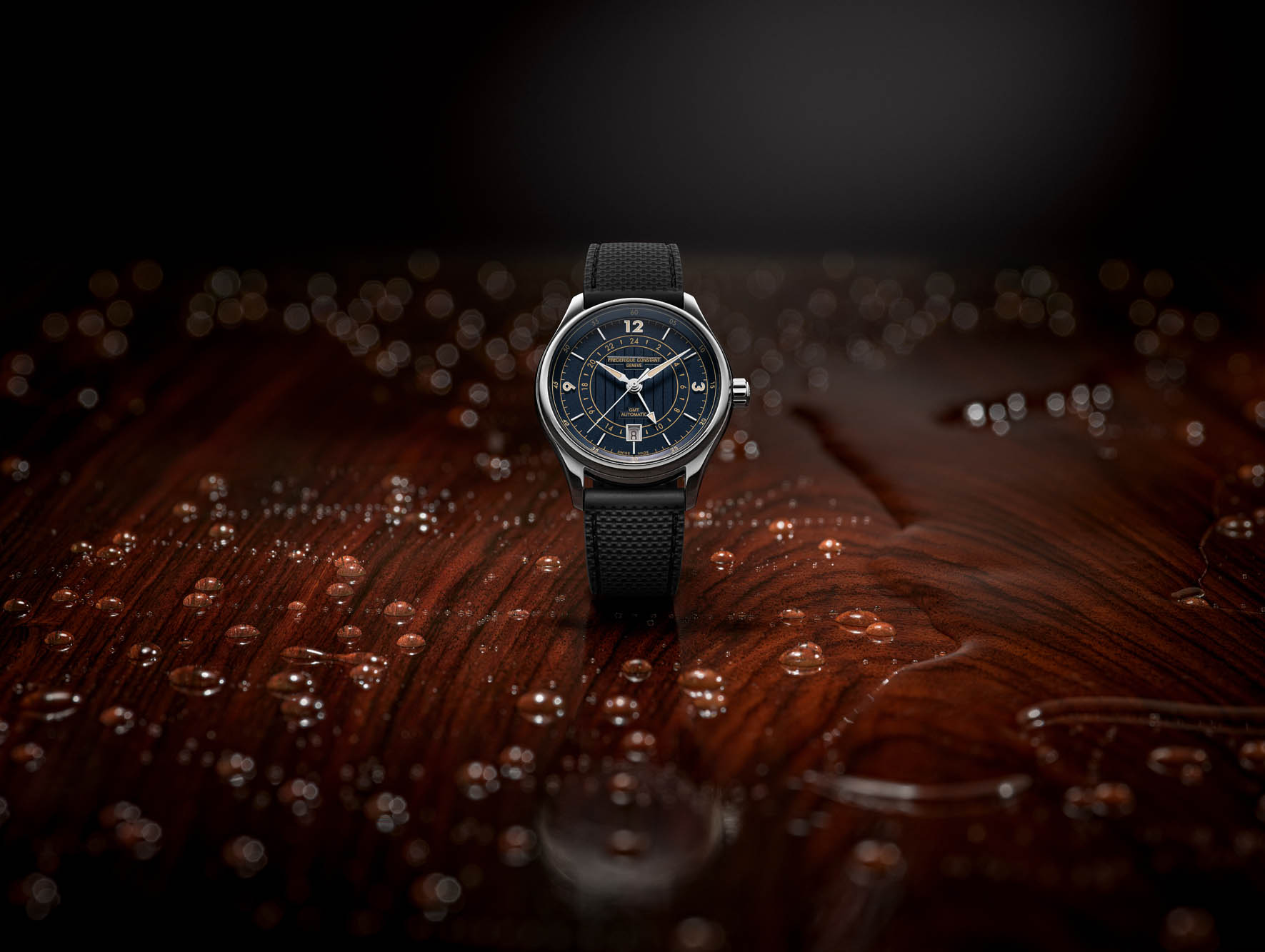 Frederique Constant Introduces New GMTs Inspired by Classic Teak Boats