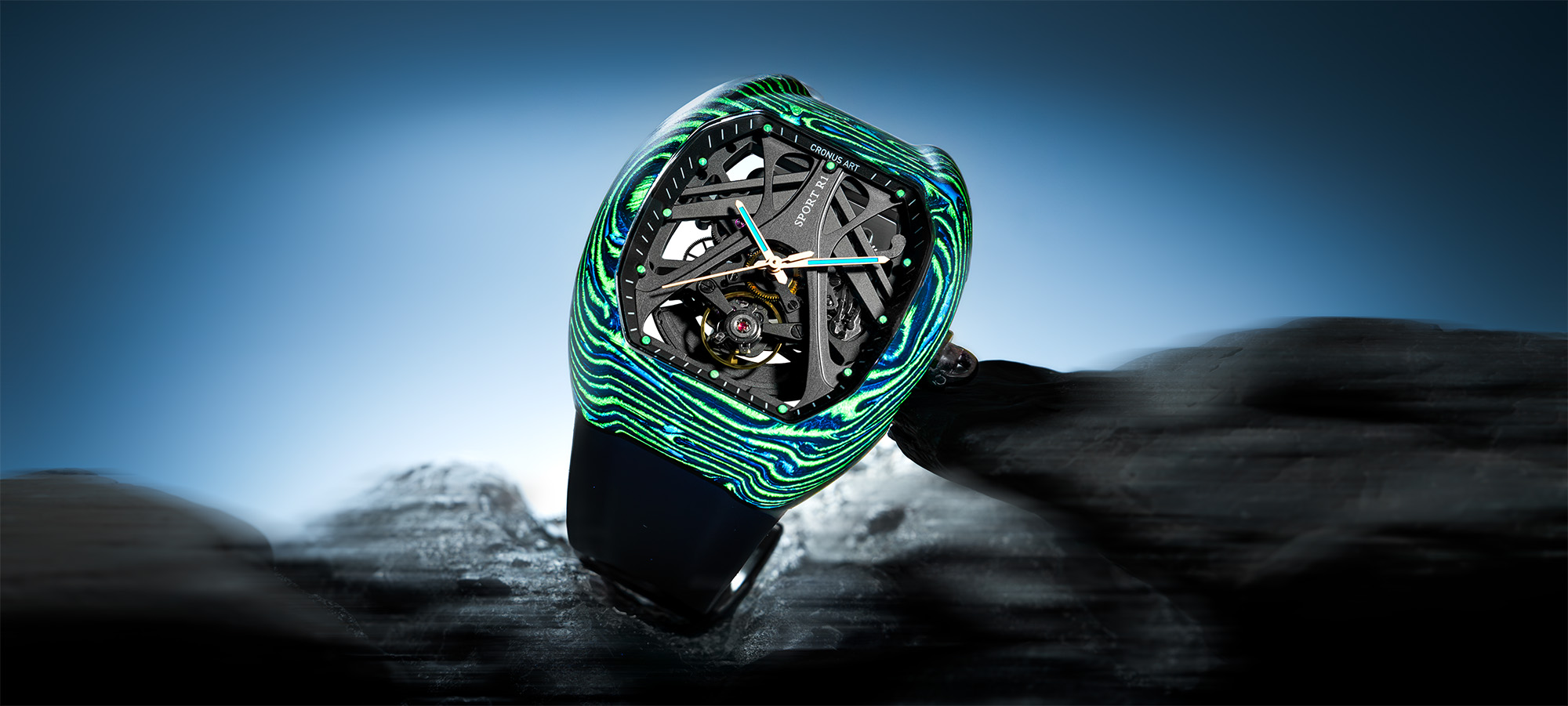 The CronusArt RT06-001 Carbon Fiber Sports Car Watch Brings Supercar Engineering To Your Wrist